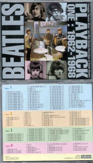 The Beatles - Playback One 1962 - 1968  ( 4 CD SET )