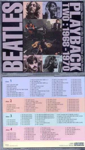The Beatles - Playback Two 1968 - 1970 ( 4 CD SET )