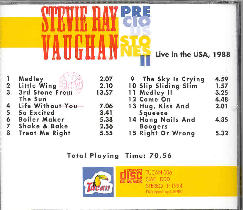 Stevie Ray Vaughan - Precious Stones ( Live In USA 1988 )