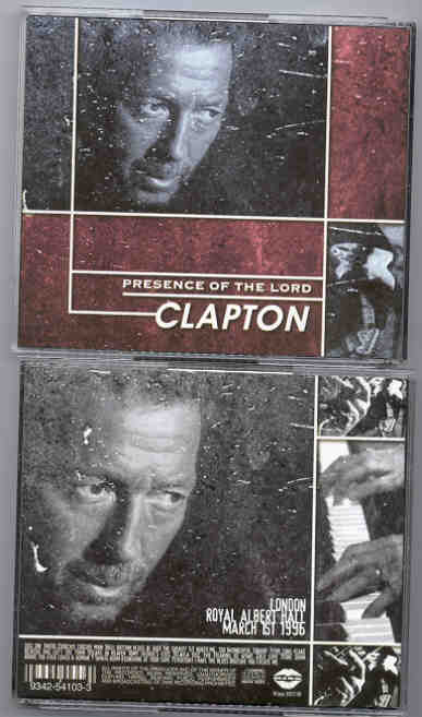 Eric Clapton - Presence Of The Lord ( Royal Albert Hall , UK , March 1st , 1996 ) ( 2 CD set )