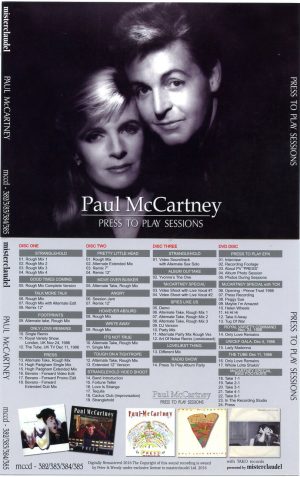 Paul McCartney - Press To Play Sessions ( 3 CD SET ) ( Misterclaudel )