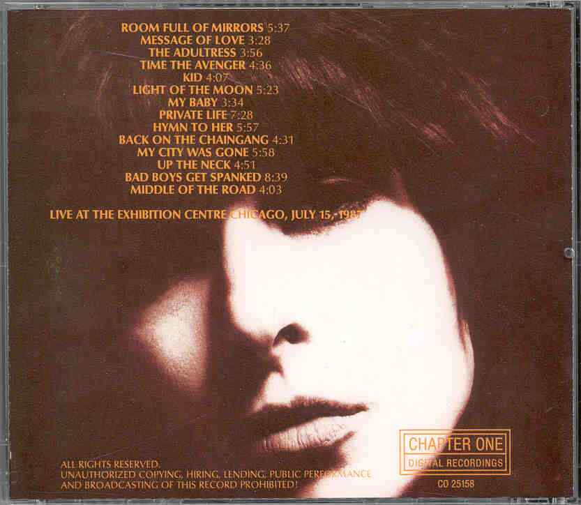 The Pretenders - The Adulteress ( Chicago , USA , July 5th , 1987 ) ( Chapter One )