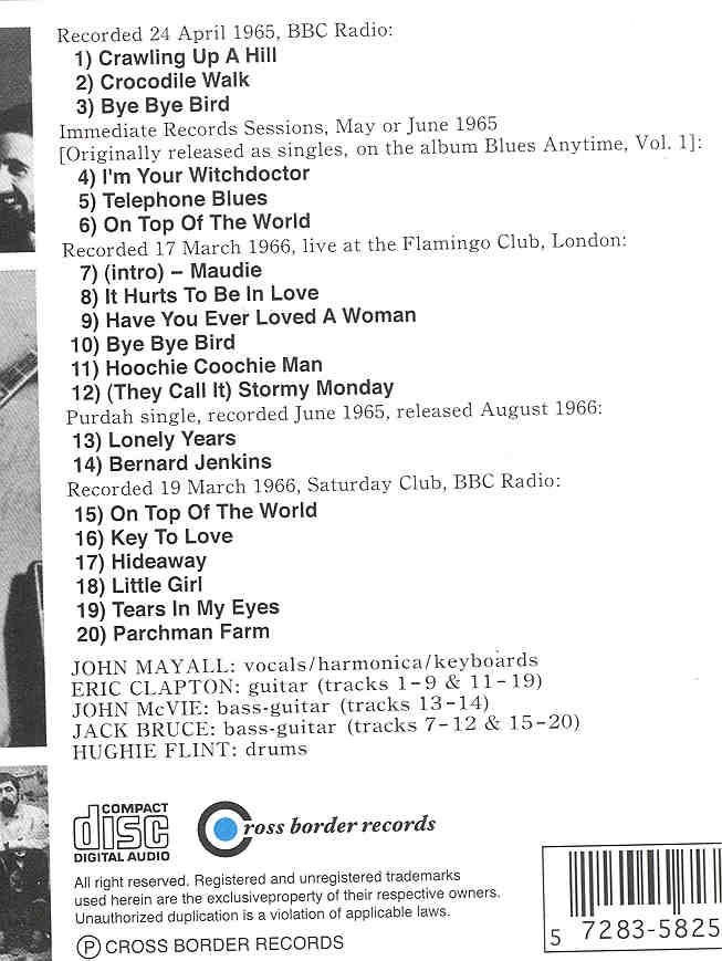 Eric Clapton - Primal Seed ( With John Mayall & The Bluesbreakers )