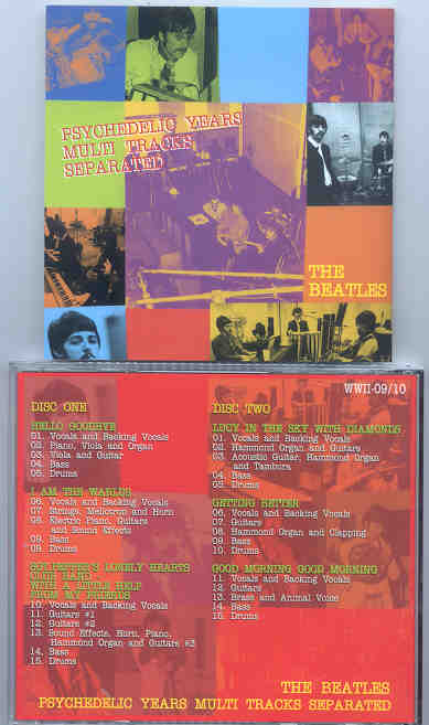 The Beatles - Psychedelic Years Multi Tracks Separated ( 2 CD SET ) ( WWII )