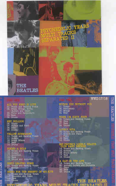 The Beatles - Psychedelic Years Multi Tracks Separated Vol 2 ( 2 CD SET ) ( WWII )