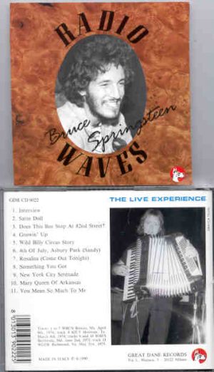 Bruce Springsteen - Radio Waves  ( Great Dane ) ( Selection of rare Radio Broadcasts )