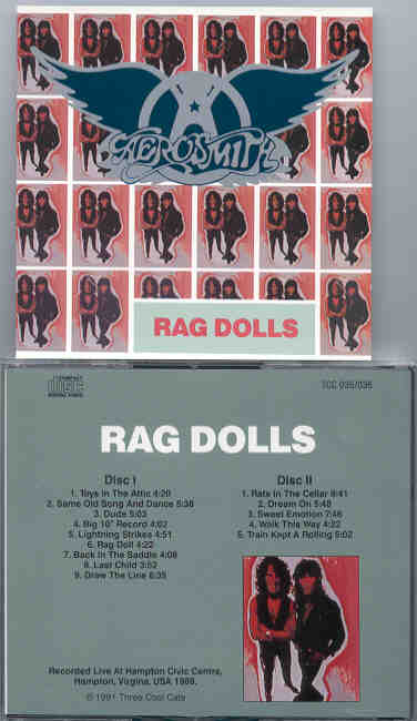 Aerosmith - Rag Dolls ( 2 CD SET ) ( Hampton Civic Center , Hampton , Virginia , USA , 1988 )