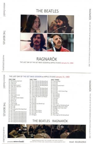 The Beatles - Ragnarook ( 3 CD SET )( The last day of the Get Back Sessions at Apple Studios , January 31st , 1969 )( Misterclaudel )