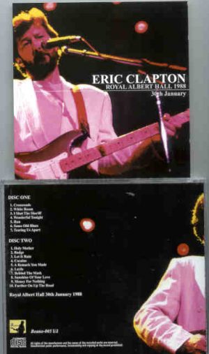 Eric Clapton - 9 Wonderful Nights At Royal Albert Hall 1988 ( January 30th ) ( 2 CD set ) ( Beano )