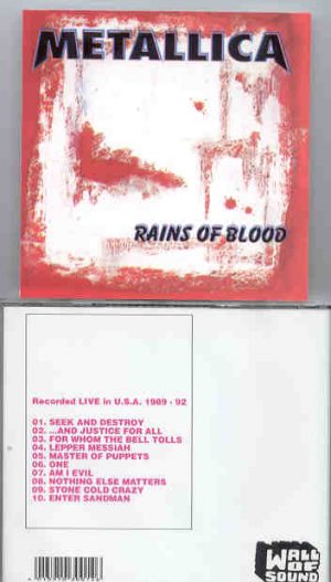 Metallica - Rains Of Blood ( Live In USA 1989-1992 )