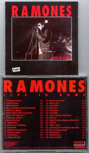 Ramones - Live In Rome 1994  ( On Stage Recs )