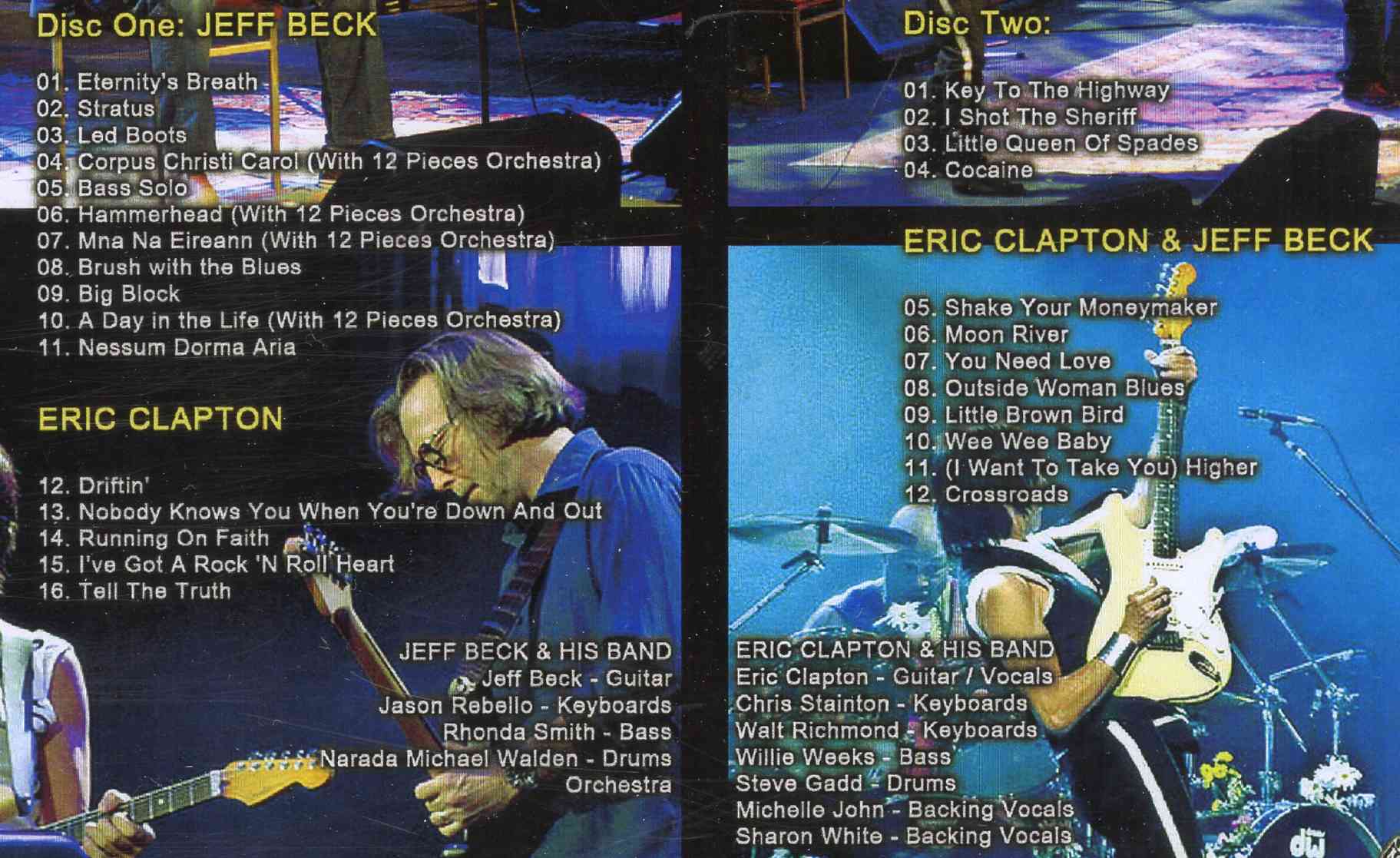 Eric Clapton - Rampaging New York ( 2 CD ) ( w/ Jeff Beck )( Madison Square Garden , NYC , USA , February 19th , 2010 )