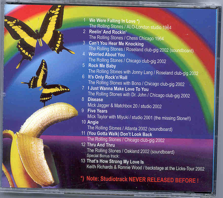 Rolling Stones - Rare Licks ( rare takes from the 2002 Tour )