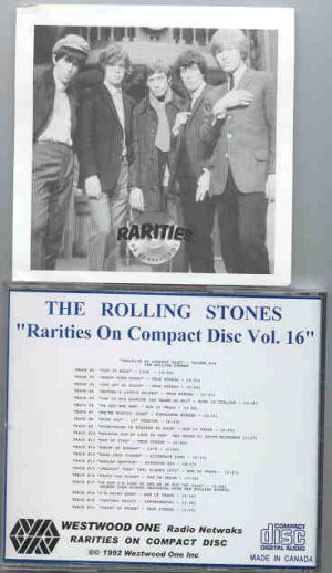 Rolling Stones - Rarities On Compact Disc ( Westwood One ) # 16 ( Stones )