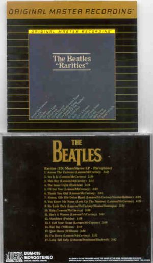 The Beatles - Dr. EBBETTS DBM 053 - RARITIES - US MONO & STEREO