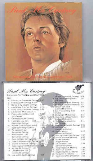 Paul McCartney - Rehearsals For The New World Tour 1993 ( 2 CD set )