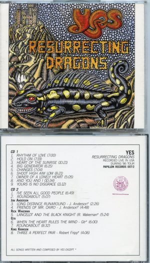 Yes - Resurrecting Dragons ( 2 CD!!!!! ) ( Live in the USA , During the 1986 Tour )