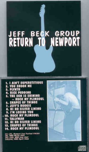 Jeff Beck - Return To Newport ( Newport Jazz Fest , 7-4-69 plus Bonustracks )