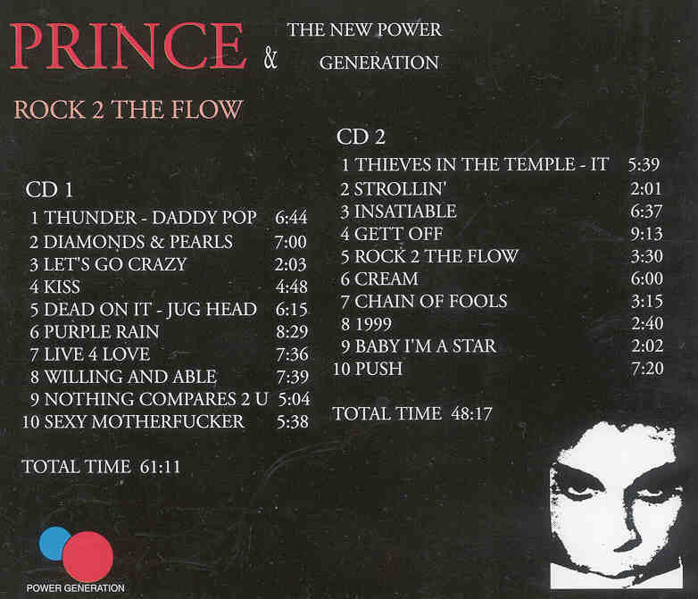 Prince - Rock To The Flow ( 2 CD!!!!! set ) ( With The New Power Generation )