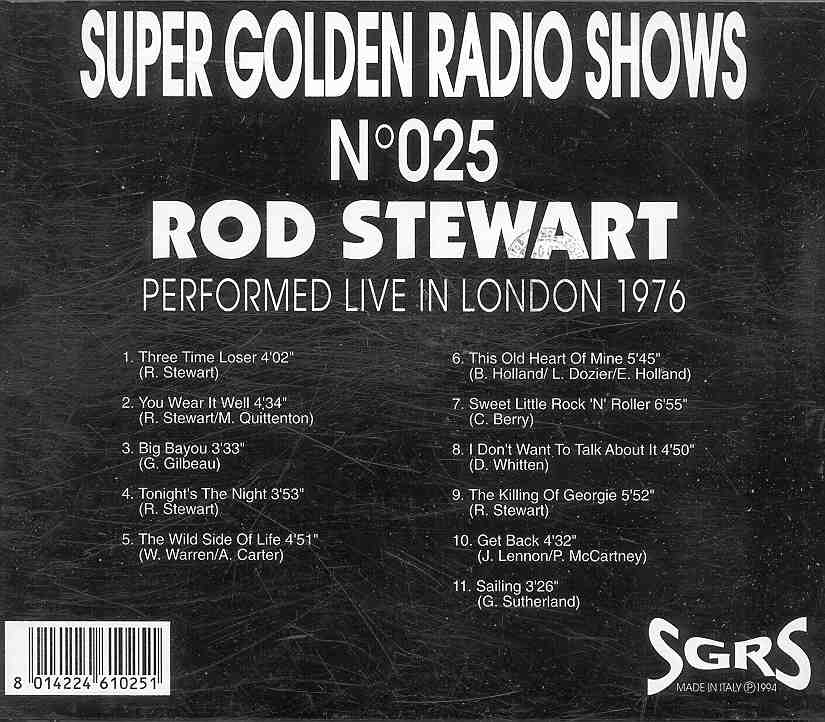 The Face / Rod Stewart - Live In London 1976 ( Rod Stewart )