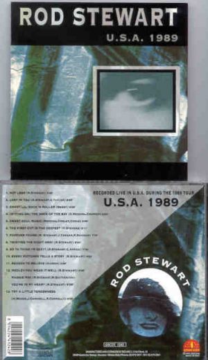 The Face / Rod Stewart - USA 1989 ( Rod Stewart Live During The 1989 US Tour ) ( Golden Stars )
