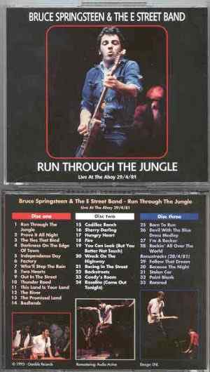 Bruce Springsteen - Run Through The Jungle ( 3 CD SET ) ( Ahoy , April 29th , 1981 )