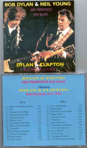 Neil Young / CSNY - San Francisco Bay Blues  ( 2 CD set ) ( with Bob Dylan ) ( plus 9 bonustracks Dylan-Clapton )
