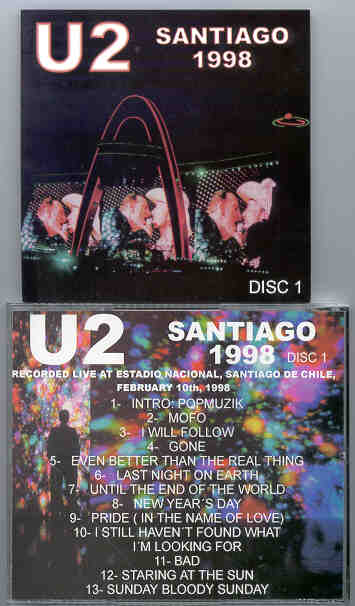 U2 - Santiago 1998 Part One ( Live at Estadio Nacional , Santiago , Chile , February 10th , 1998 )