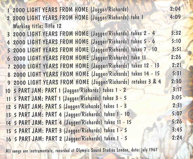 Rolling Stones - Satanic Sessions Volume One Disc One ( Midnight Beat )