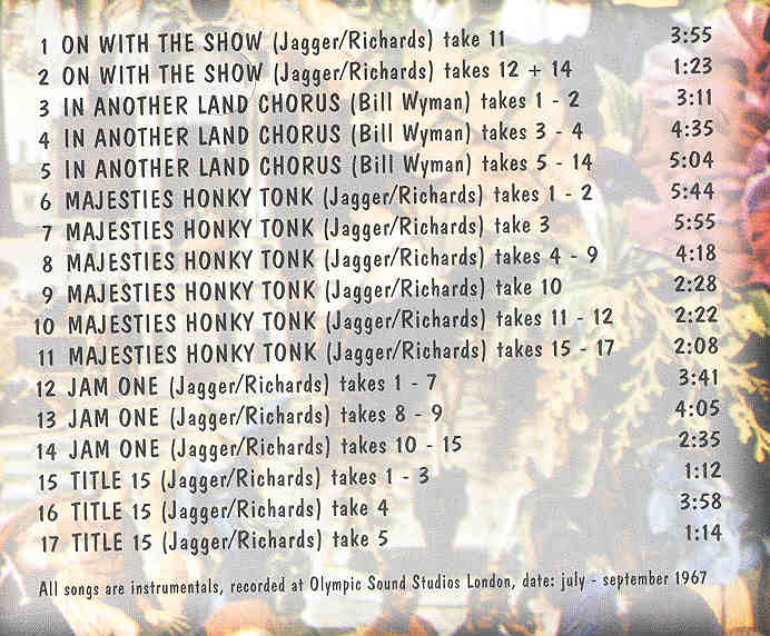 Rolling Stones - Satanic Sessions Volume One Disc Four ( Midnight Beat )