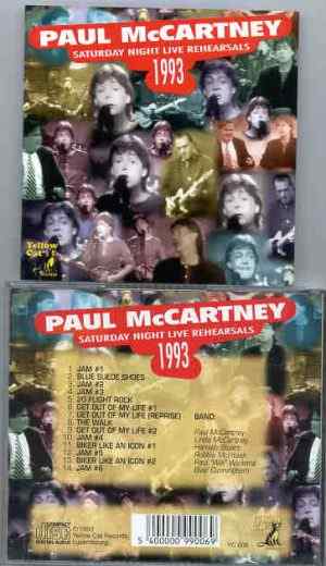 Paul McCartney - Saturday Night Live Rehearsals 1993   ( Yellow Cat )