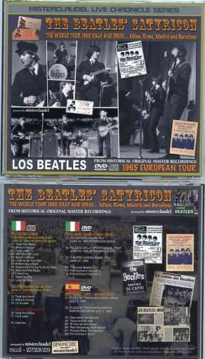 The Beatles - Satyricon (1 CD + 2 DVD ) ( Misterclaudel ) ( World Tour 1965 Spain & Italy )