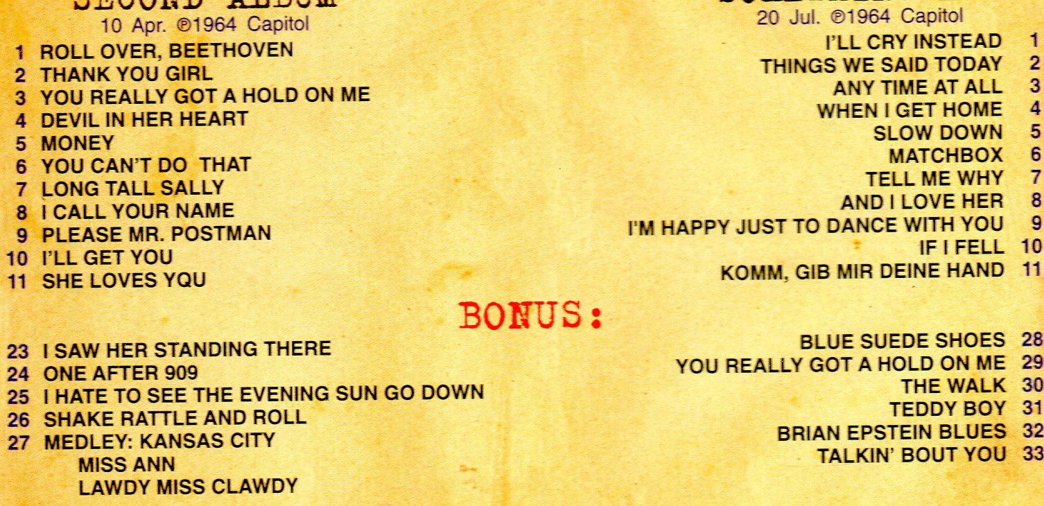 The Beatles - Second Album - Something New ( 2 in 1 Russian )