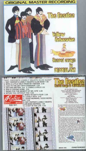 The Beatles - Secret Songs In Pepperland ( Red Robyn ) ( 21 Tracks )