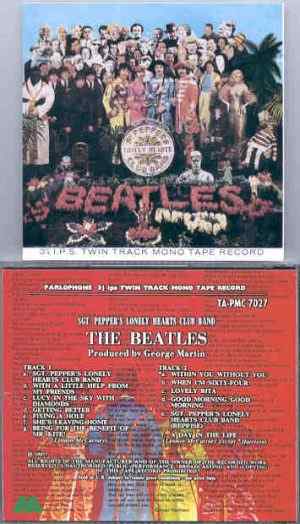The Beatles - Sgt. Pepper's 33 I.P.S. Twin Track Mono Tape Record