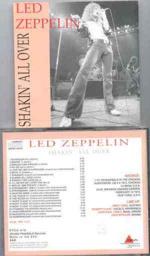 Led Zeppelin - Shakin' All Over ( Triangle Recs ) ( Rehearsals in Chicago 1973 , Plus Bonustracks )