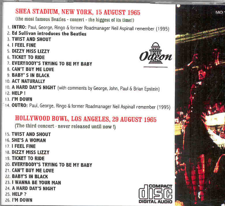 The Beatles - Shea and Hollywood Bowl ( The Missing Concert ) ( Odeon )