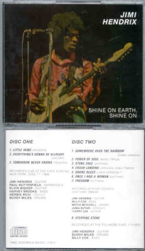 Jimi Hendrix - Shine On Earth , Shine On  ( 2 CD set )