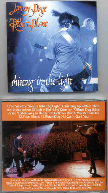 Led Zeppelin - Shining In The Light ( Robert Plant - Jimmy Page ) ( TV appearances 1994 - 1998 )