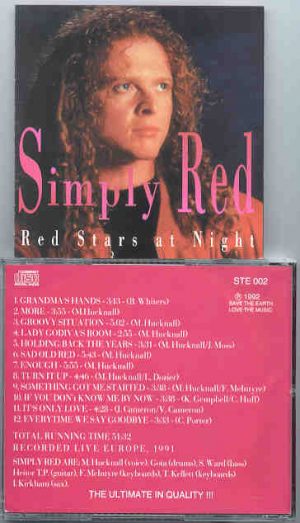 Simply Red - Red Stars At Night ( Live In Europe 1991 )