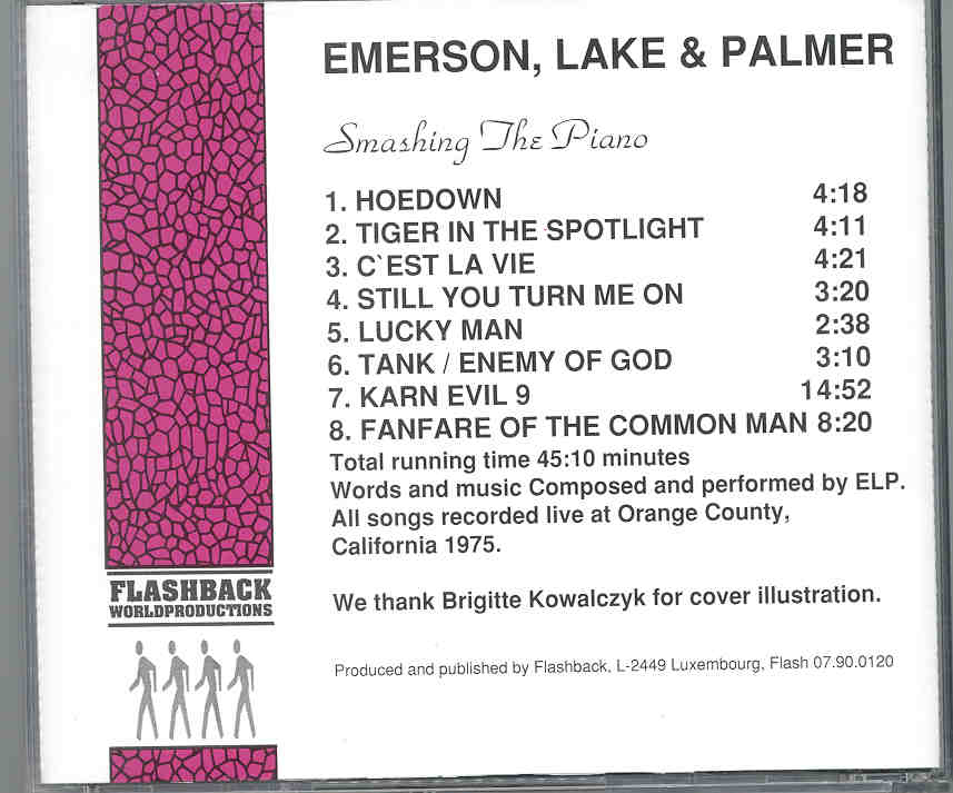 Emerson , Lake & Palmer - Smashing The Piano ( Flashback )