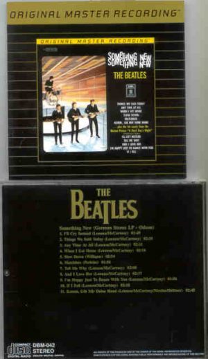 The Beatles - Dr. EBBETTS DBM 042 - SOMETHING NEW - GERMAN STEREO LP - ODEON