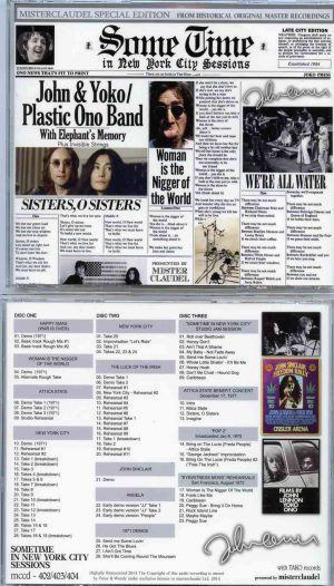 John Lennon - Somewhere In New York City Sessions  ( 3 CD SET ) ( Misterclaudel )