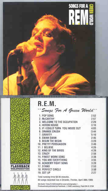 R.E.M. - Songs For A Green World ( Flashback ) ( Orlando , Fl , USA , April , 1989 )