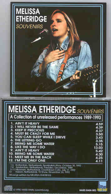 Melissa Etheridge - Souvenirs ( A Collection of Unreleased Performances 1989 - 1993 )