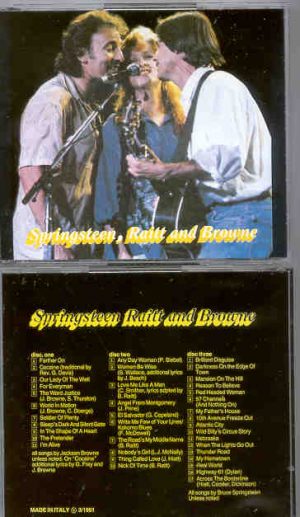 Bruce Springsteen - Springsteen , Raitt & Browne ( 3 CD SET ) ( Templar )  ( Great Dane )