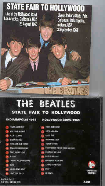 The Beatles - State Fair To Hollywood ( Great Dane )