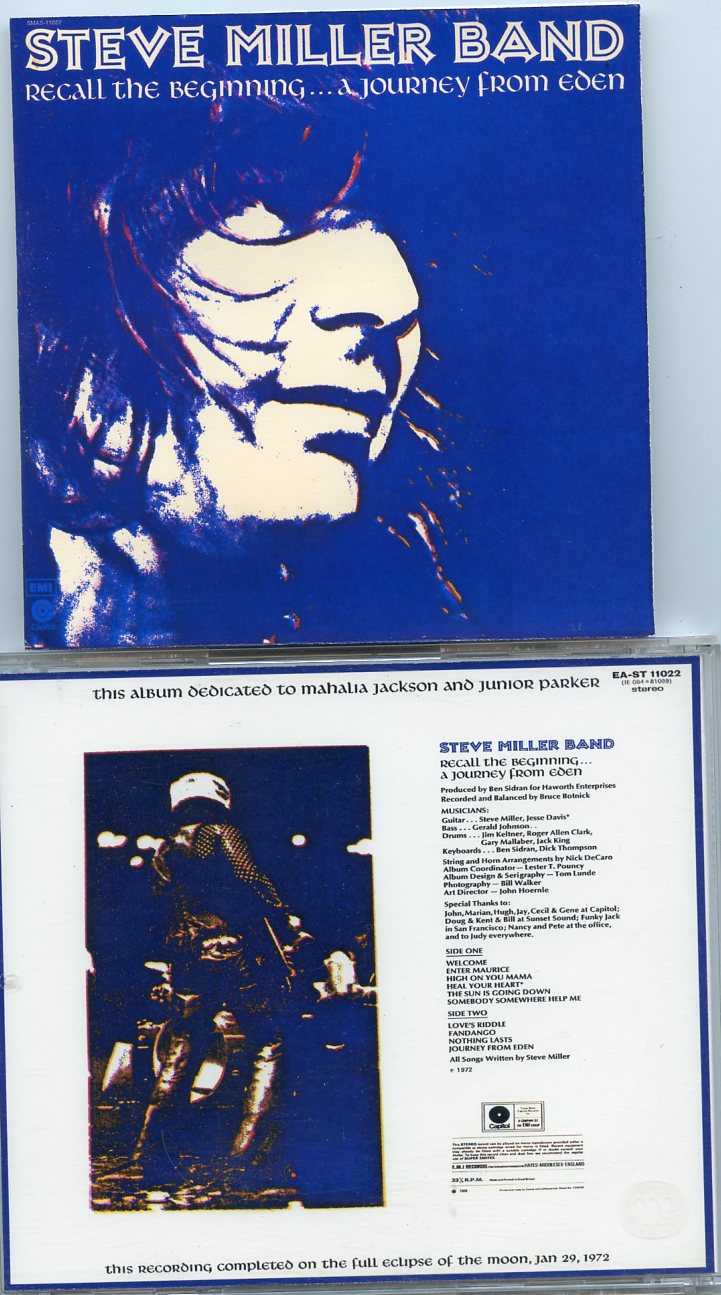Steve Miller Band - Recall The Beginning ( A Journey From Eden )