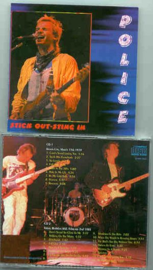 Sting / The Police - Stick Out , Sting In ( The Police ) ( Kansas '79 & Tokyo '81 ) ( 2 CD!!!!! Set )