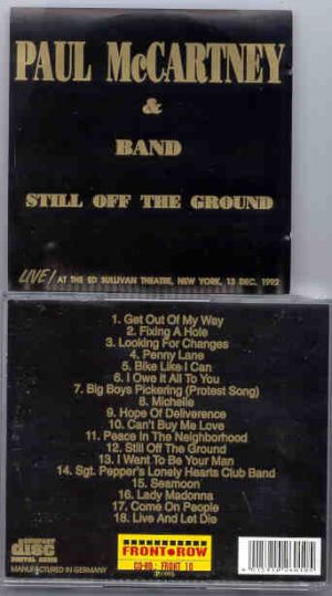 Paul McCartney - Still Off The Ground  ( Live in New York , 1992 )